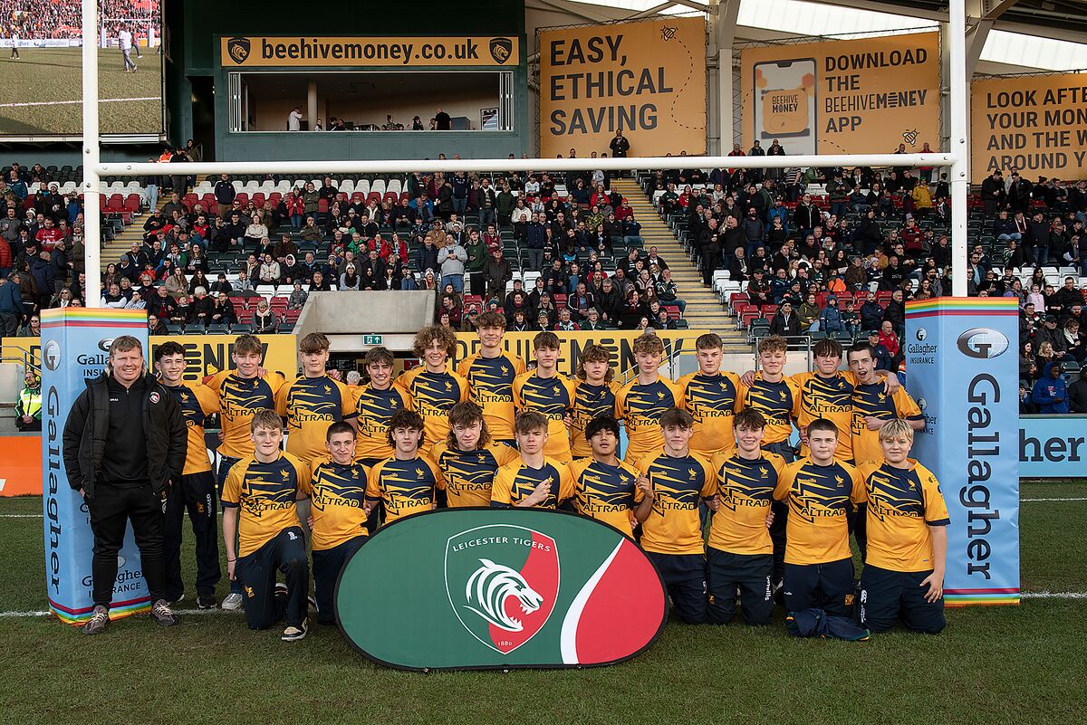 Henley Rugby Club Juniors spend an unforgettable day with Leicester Tigers 