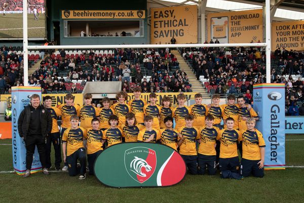 Henley Rugby Club Juniors spend an unforgettable day with Leicester Tigers