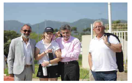 Corse Matin - Les écoliers découvrent le beach rugby - Mohed Altrad répond à l'invitation de la ligue corse de rugby (11 mai 2022)